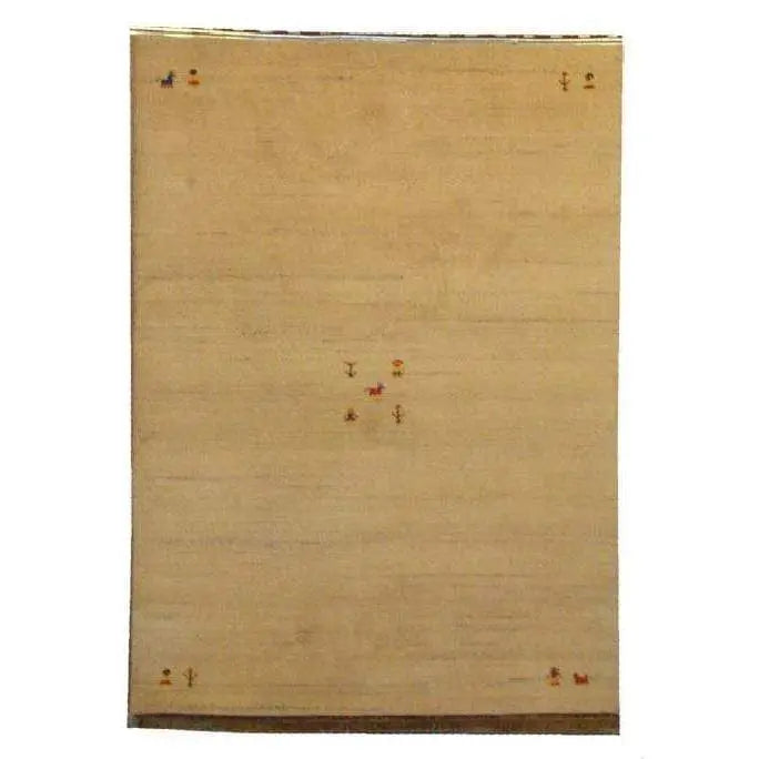 One Of The Kind Indian Hand-Knotted Gabbeh Rug 6'6" X 4'8"